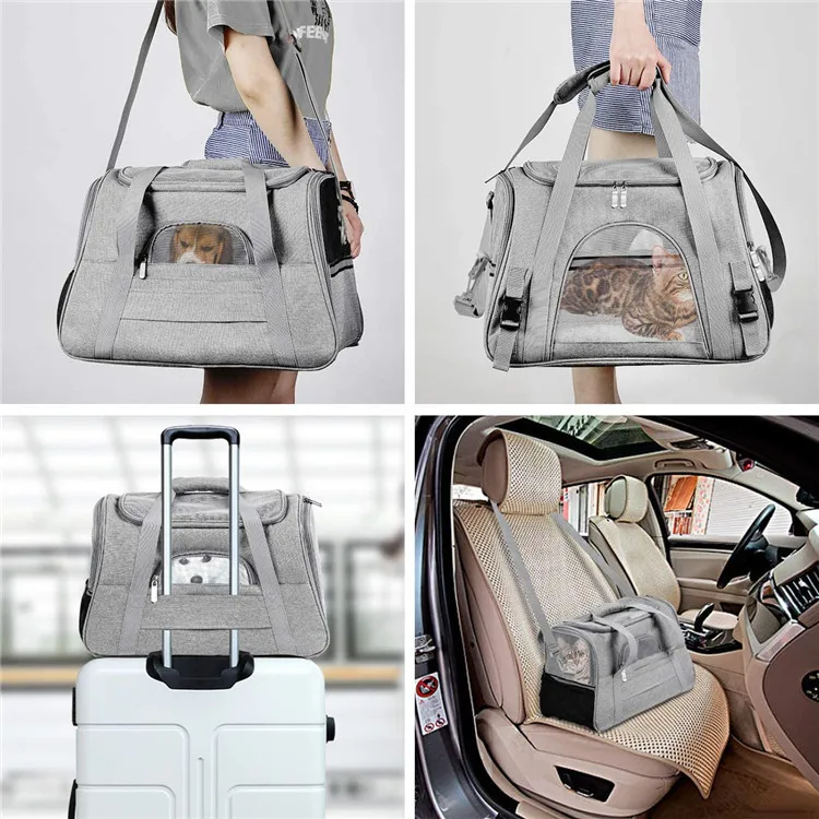 pet carrier bag pet cages carriers Cat Dog backpack breathable pet bags