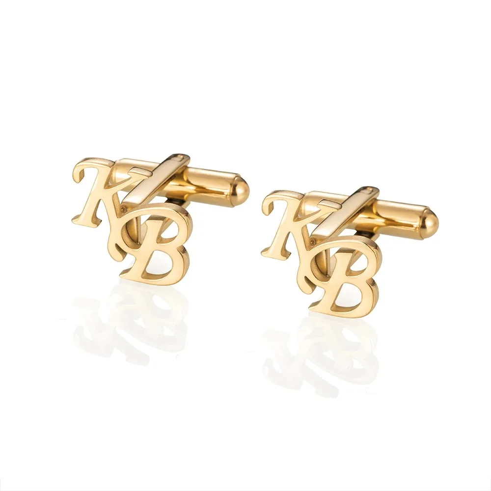Personalized Customized Name Cufflinks Groom Mens French Shirt Custom Initials Cuff Links Buttons Wedding Gifts Men