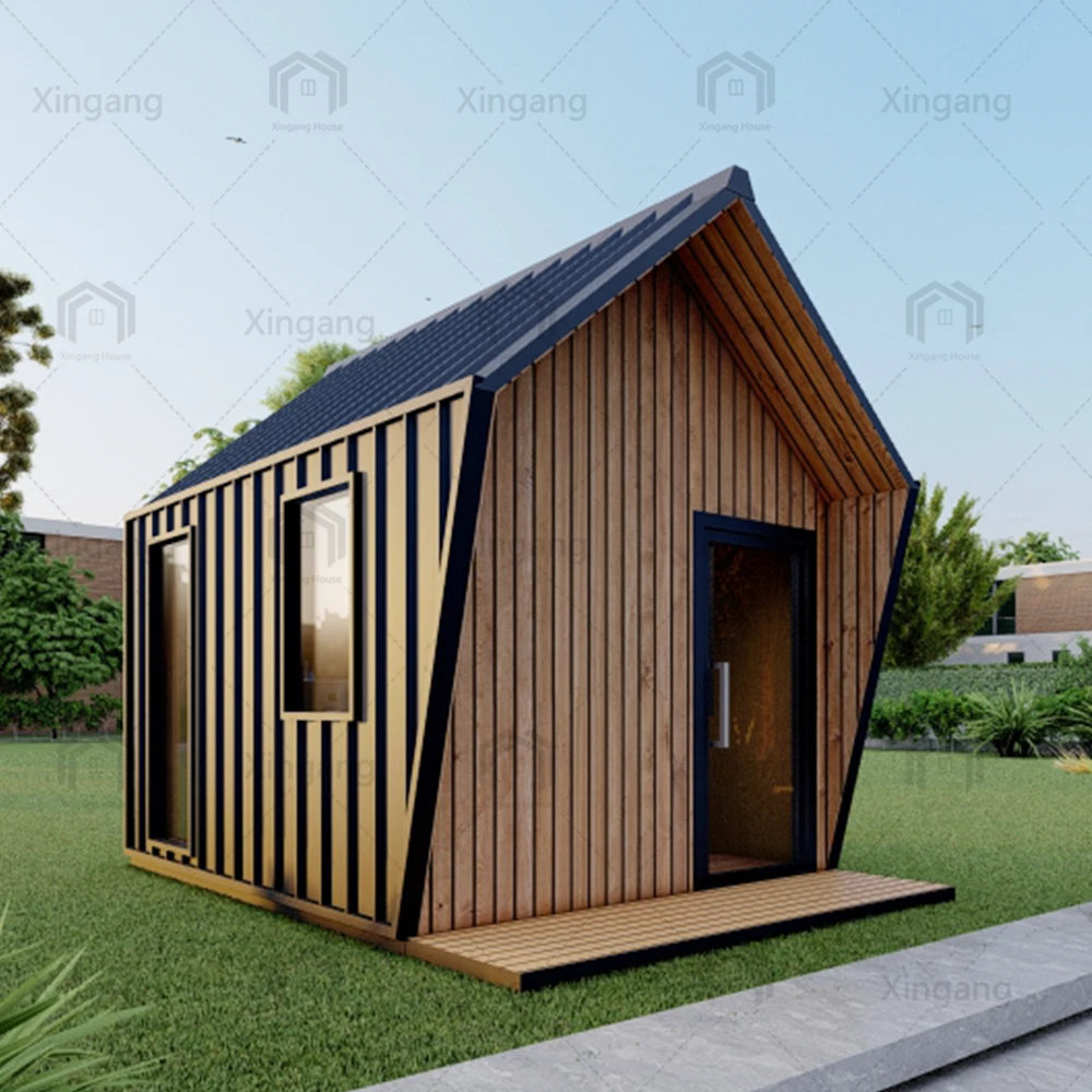 Экономичная вилла деревянный дом легко собираемый сборный легкая стальная конструкция дома