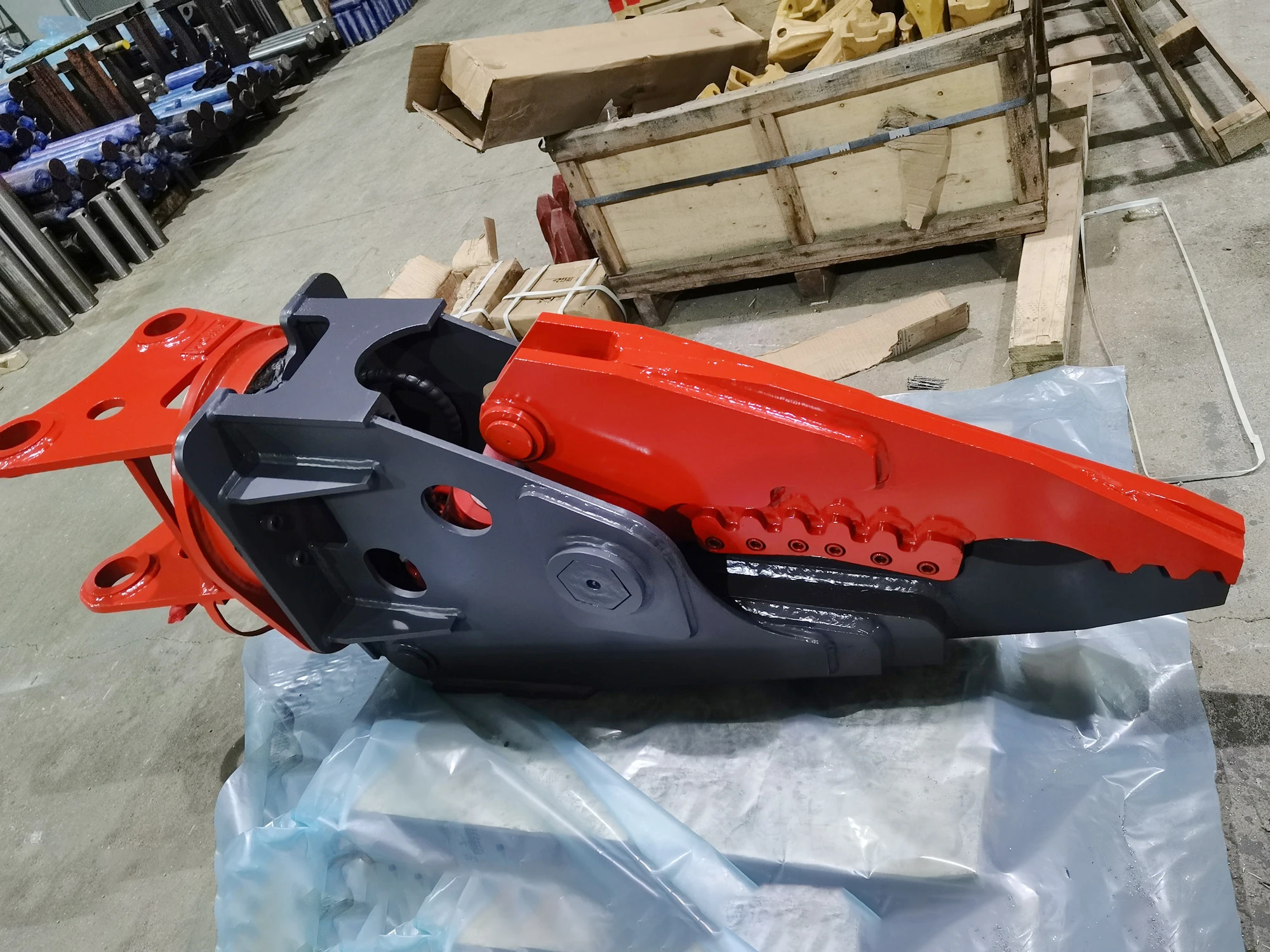 6-50t Excavator Attachment Hydraulic Shears Scrap Metal Hydraulic Demolition Shear