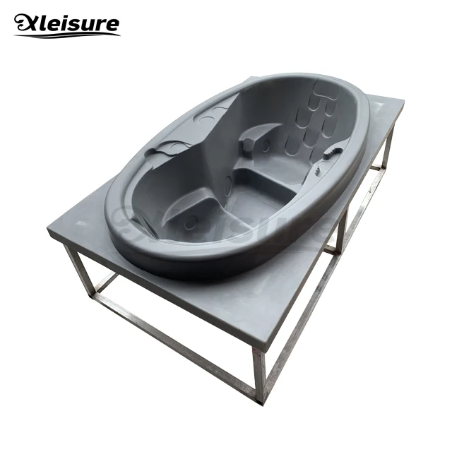 new design customized two-person oval spa whirlpool hot tub fiberglass mould thermo-forming mold for acrylic massage bathtub
