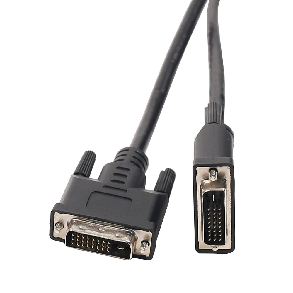 VGA Cable DVI 24+1pin Silver Plated Conduct Male to Male dvi to dvi 25pin Cable Dual Link Video Cable 2m 3m 5m for HDTV Computer