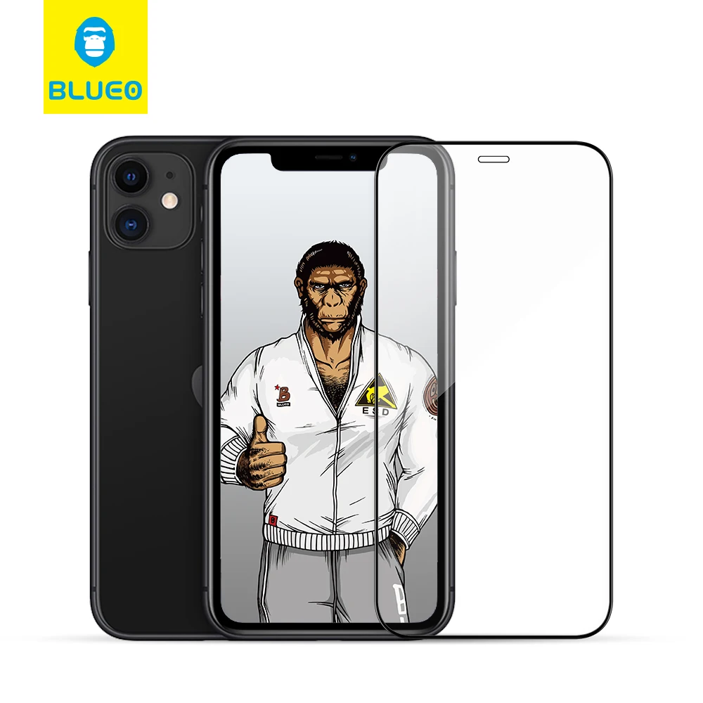 Blueo Anti Static Tempered Glass Protective Film Mobile Screen Protector For iPhone 11 iphone11 Pro Max