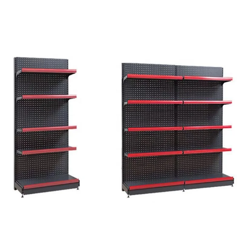 Metal Supermarket Gondola shelf Shelving Convenience Store Display rack for store