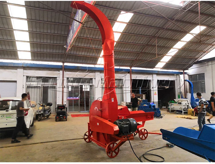 Agricultural Electric Gasoline Engine Fodder Silage Grinder Animal Feed Making Grass Straw Cutting Rice Machine Poultry Process