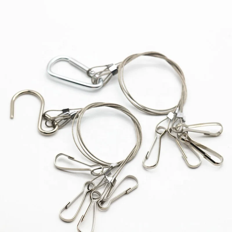 Wholesale Custom 300mmStainless Steel Hanger Lanyard For Plant Grow Aquarium Light Lamp Hanging Kit