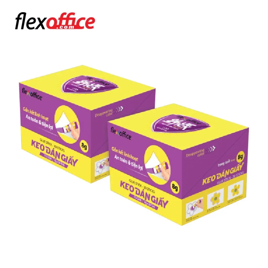 High Quality 8g Net Weight Flexoffice Brand Glue Stick FO-G004 With Suitable Office & School Supplies From Vietnam