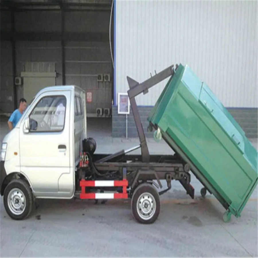Chinese famous brand hook arm lifting garbage truck