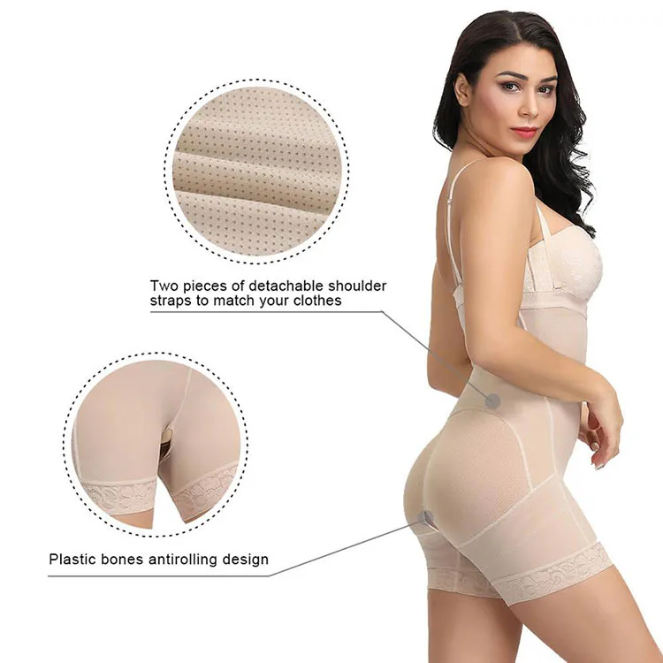 Nebility Detachable  Waist Traine  Control Body Shaper Thigh Slimmer Shapewear For Women