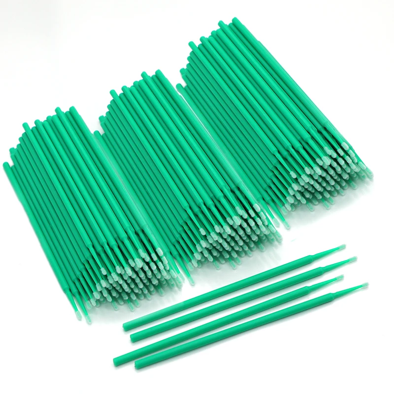 Инструмент одноразовый аппликатор мини-черная лабораторная палочка микрощетка для наращивания ресниц глаз микро зубная щетка