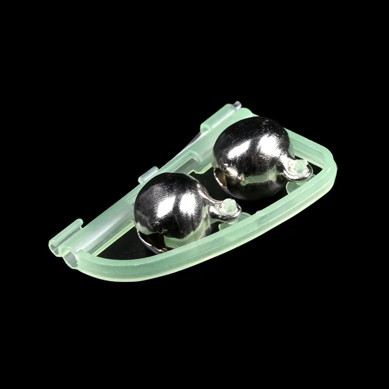5cm carp fishing Green ABS Rod Bells Ring Double fishing accessories alarm bell
