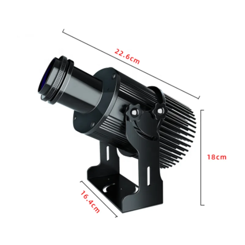 Customized design 80W 100w 200w 300w Indoor outdoor advertising gobo beam projector With Rotate Logo