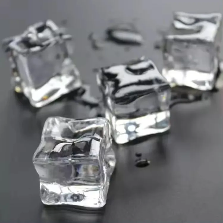 10mm 15mm 20mm 25mm 30mm Mini Artificial Diamond Ice Cubes Acrylic Plastic Ice Cube For Bar Party Wedding Photography Props