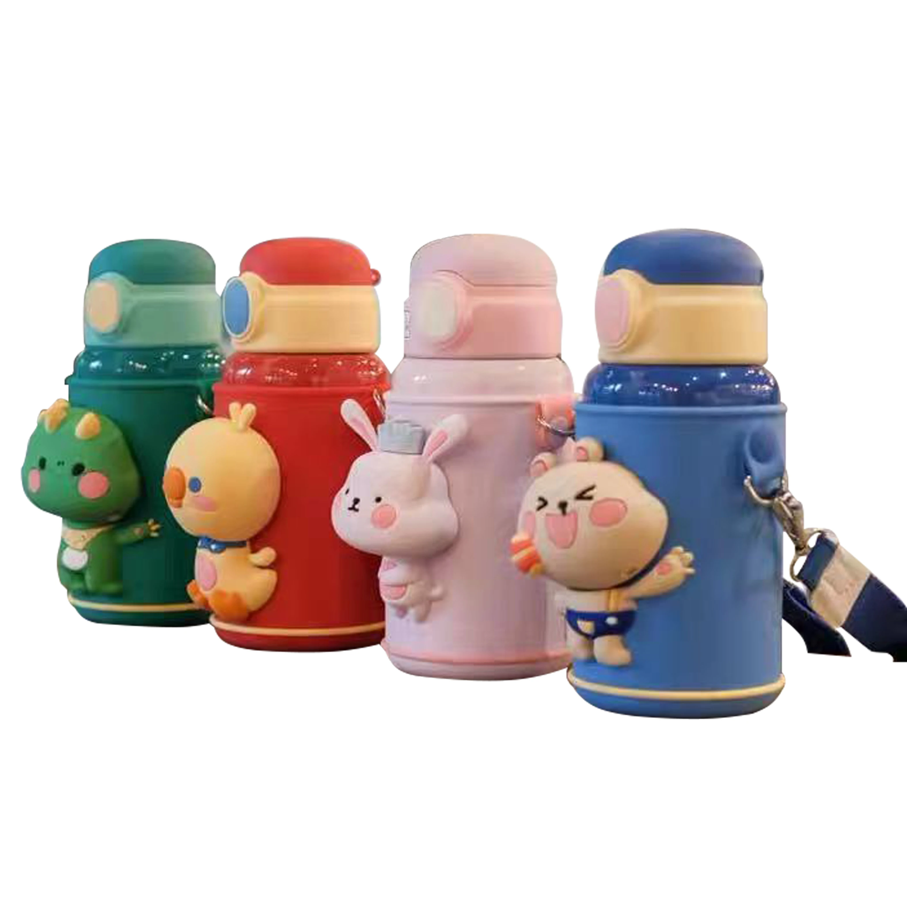 Крутая мультяшная кукла рыцарь, детская мультяшная кружка, милая кружка из нержавеющей стали 2021, соломенная переносная силиконовая кружка с защитой от падения, новинка 316