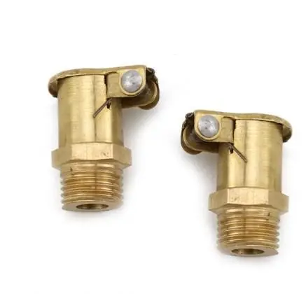 Латунная масляная чашка с метрической наружной резьбой размером 14x1,5 мм, откидная крышка масляного отверстия, фитинг трубы для нижних кронштейнов генератора