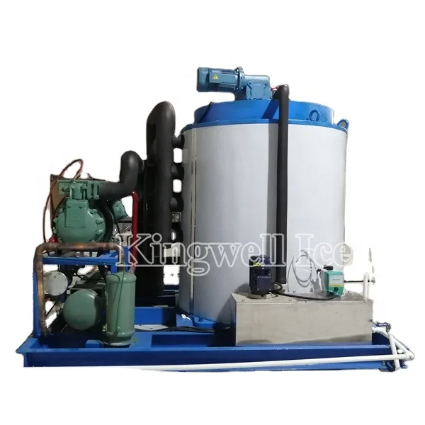 Generator flake ice machine 10ton / sea water ice flake machine