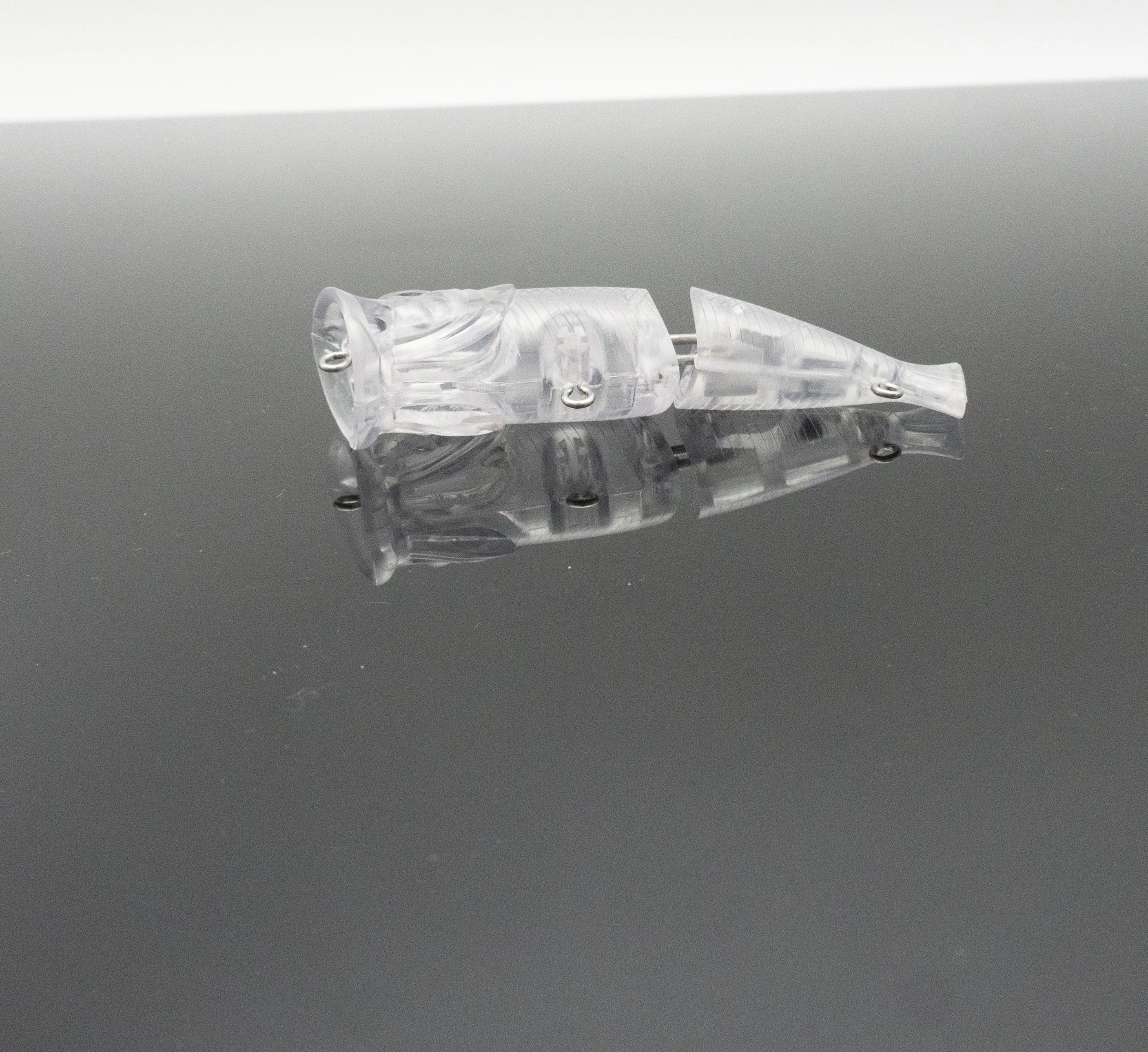 NO MOQ 80mm unpainted fishing lure ABS popper  9.4g blank crankbait 8220# Free Eye