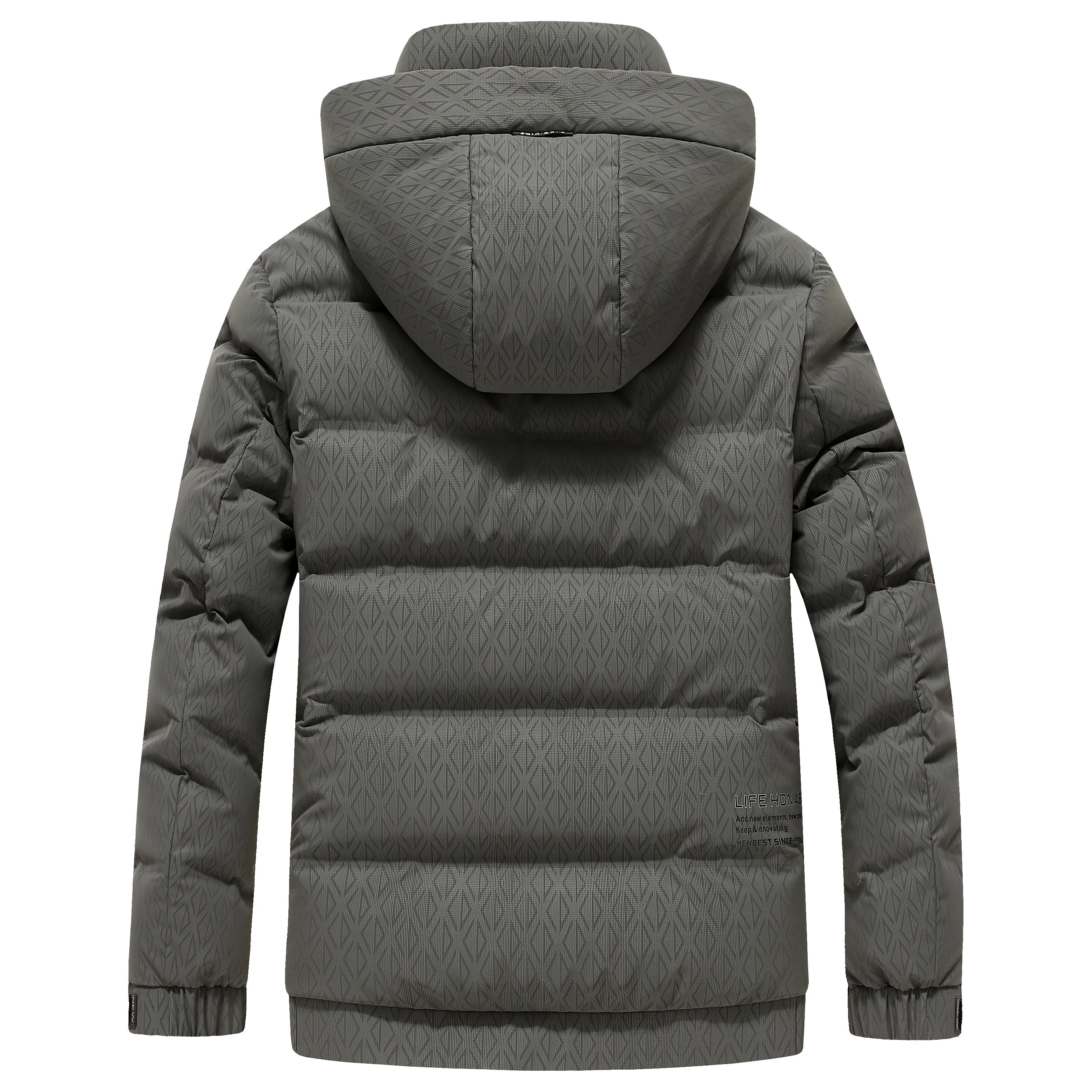 Superior quality smooth fabric outdoor winter warm coats waterproof plus size quilted duck down jackets