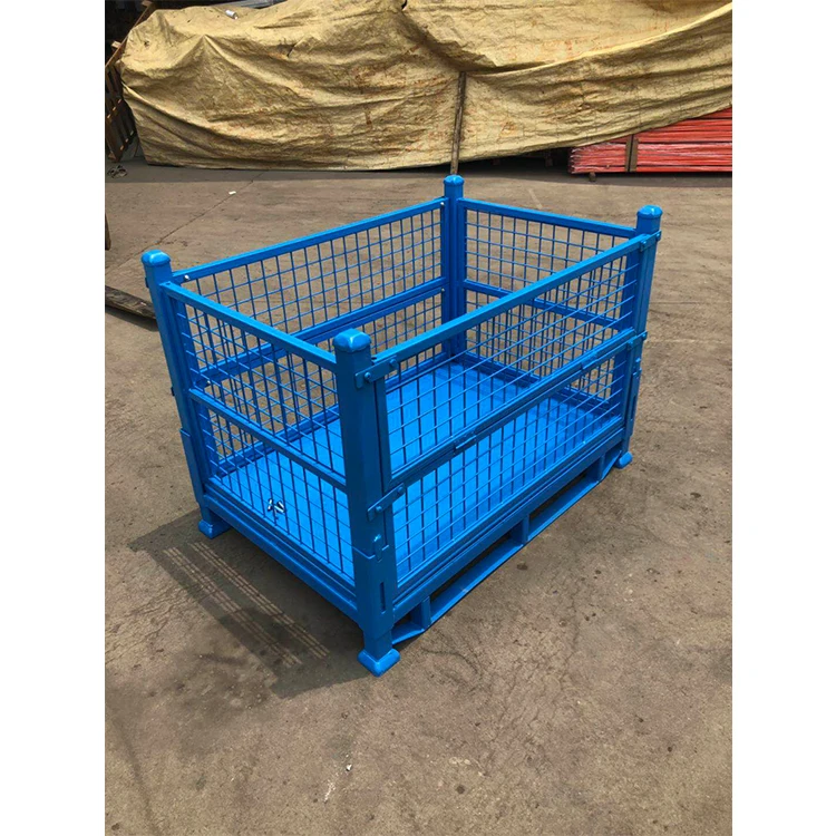 Warehouse storage pallet box storage mesh bins
