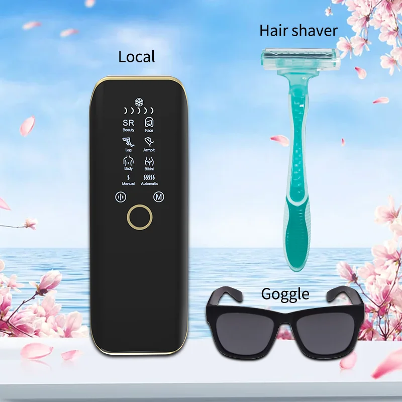 Medical Grade Hair Removal Machine Import Quart Light Tube 999999 Flash time It can Whole body to hair removal at home