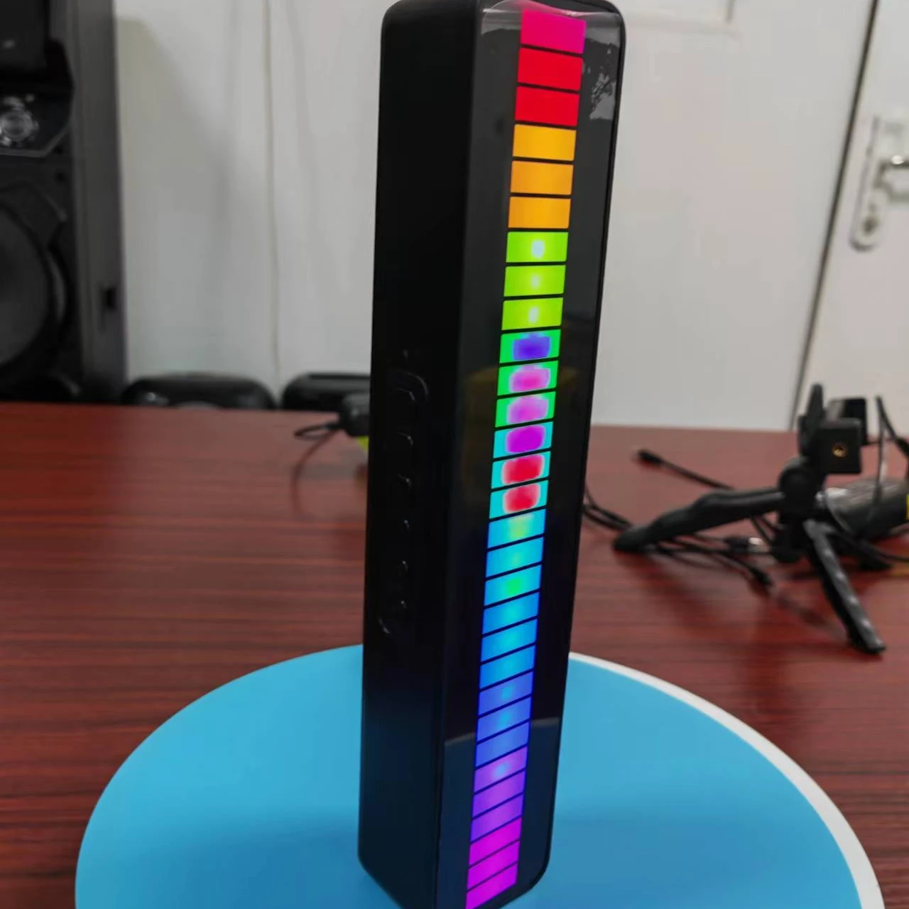 Светодиодная лента для динамиков 7 цветов, уличная креативная Rgb-гирлянда, музыка, рок-свет, фотография, водонепроницаемые динамики