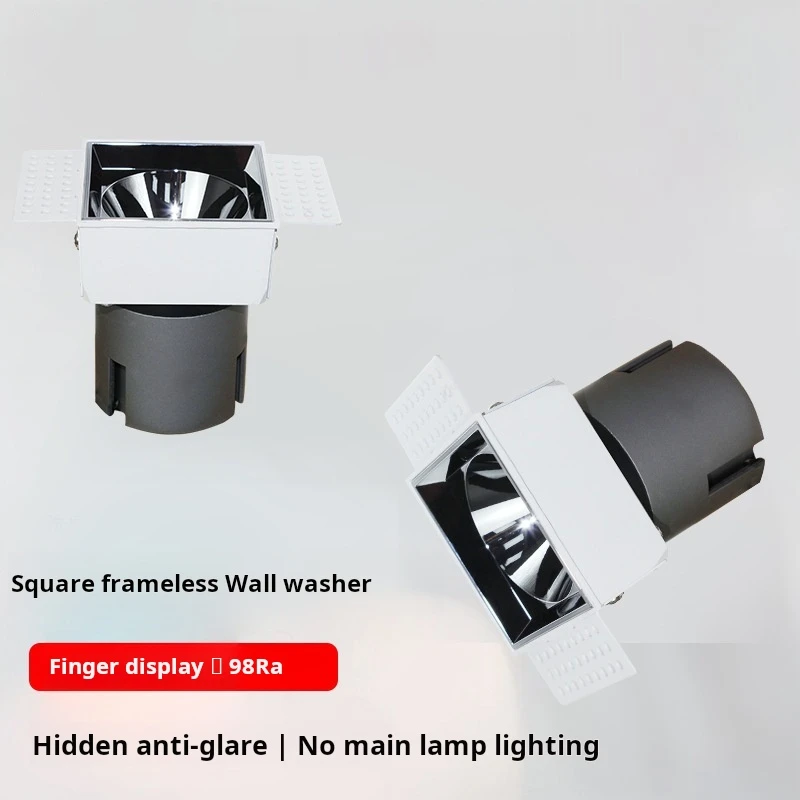 Carol New Design Home Commercial adjustable anti glare ceiling trimless down light 75mm 12w cob downlight led light spotlight