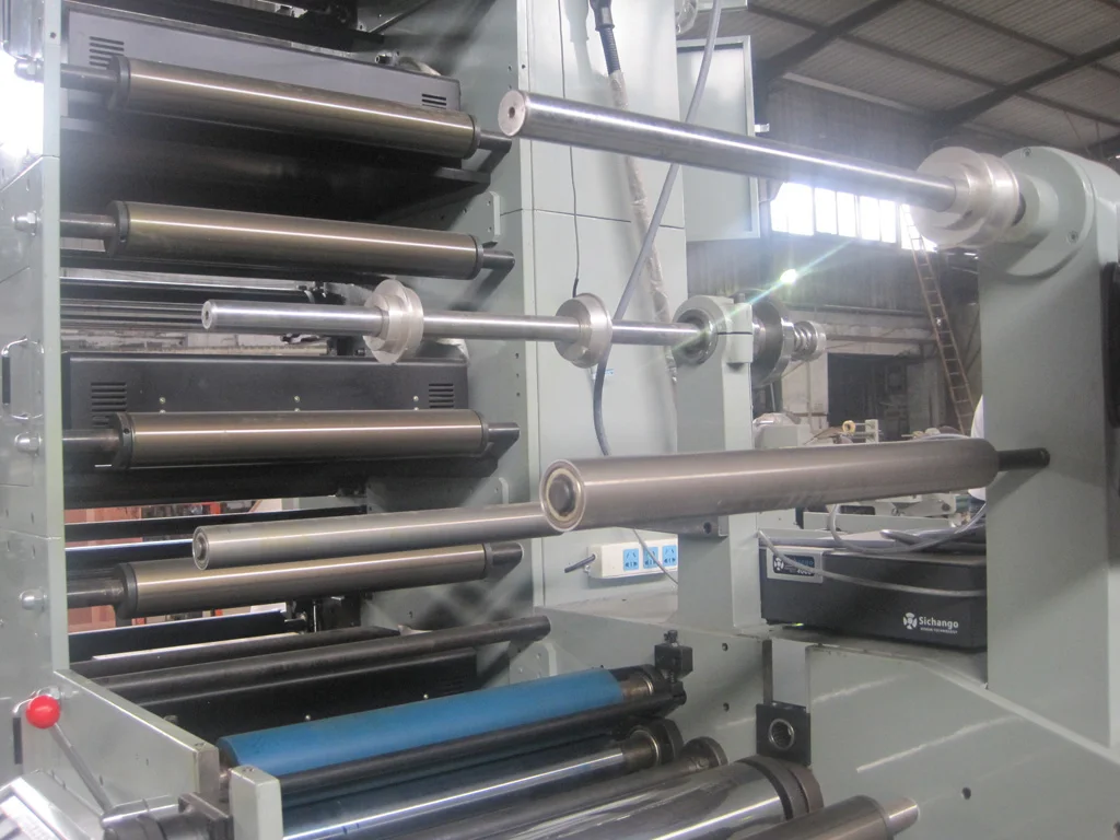 RY-320 1Color Printing speed 80-100m/min Flexo Printing Machine With Die-cutting