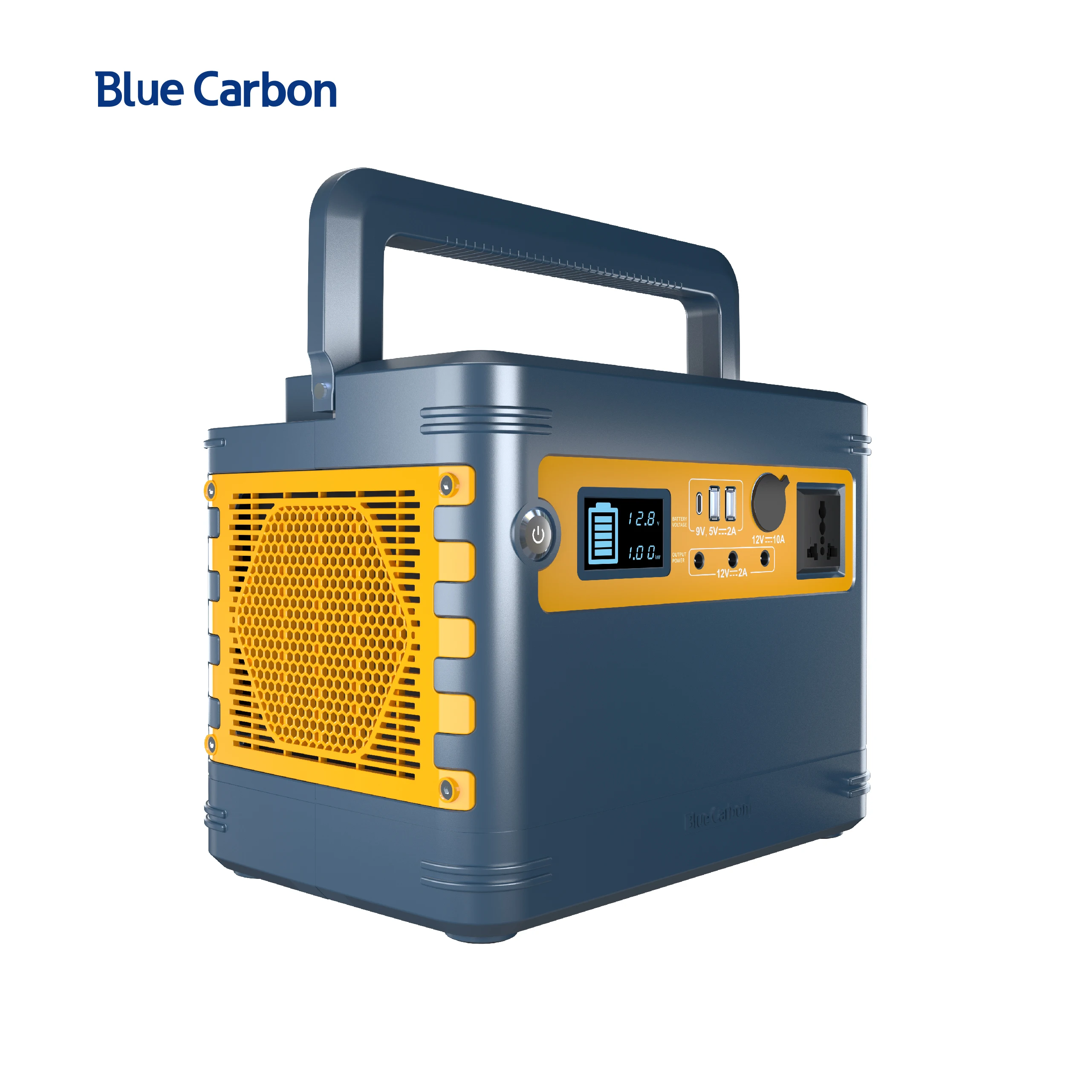 Blue Carbon 5 Years Warranty Portable Power Station Outdoor 12V 1kWh Solar Portable Lithium Ion Batteries
