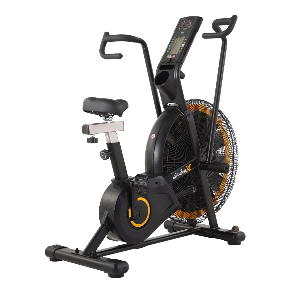 Commercial Equipment Upright Indoor Cycling Stationary Spin Bicycle gym AirBike Fitness fan Exercise Air bike