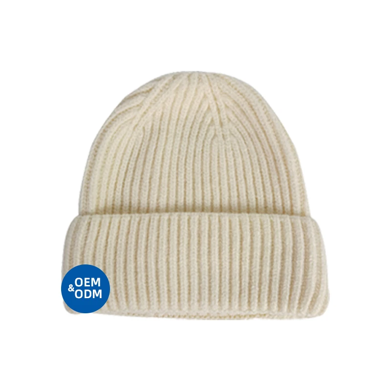 Custom Designer Beanie Knit Jacquard Beanie Hat Wholesale Warm Hat