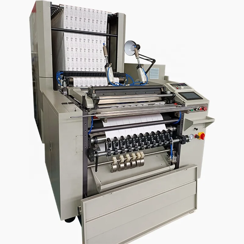 Thermal paper roll one color flexo printing machine automatic slitting machinery