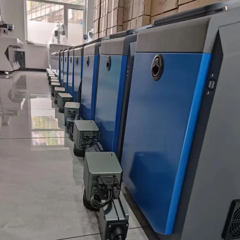 Online Flying Automation Raycus Max Jpt Fiber Laser Marking Engraving Printing Machine Supplier