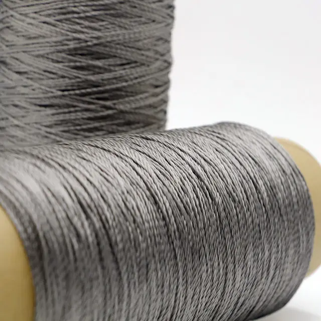 Corrosion Resistant Wire Thread Conductive complex Fiber Metallic Yarn heating filament For Weave And Knitting