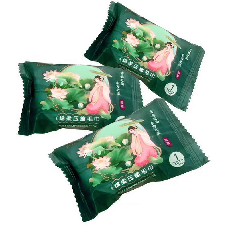 6 Piece 30x60 Compressed Tablet Towel, Compressed Facial Towel, Disposable Compressed Face Towel