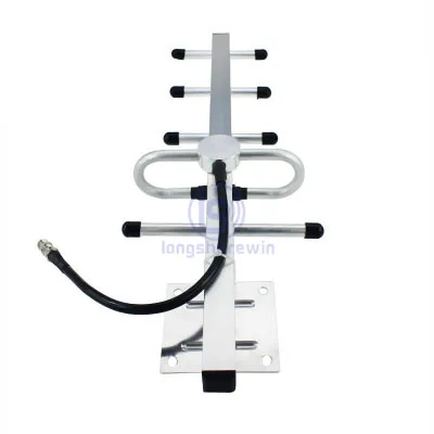 MOQ 1 Factory Price Waterproof 18dBi 698-2700Mhz 4G LTE External wifi Antena Outdoor 4G Yagi Antenna for signal booster repeater