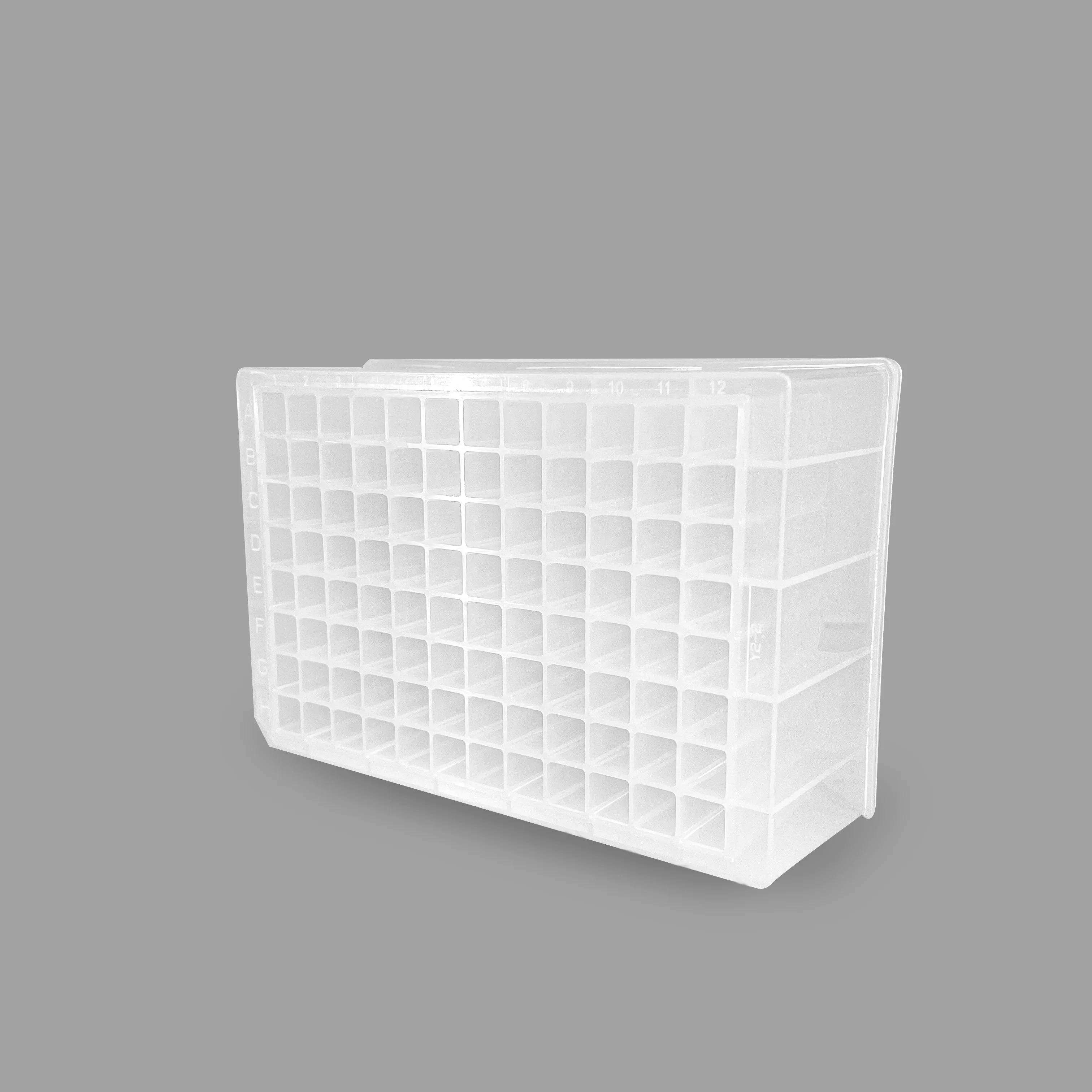 Stackable Pcr Polypropylene Wholesale Laboratory Elisa 96-well 8 Strips*12 Sterilized Detachable Flat Bottom Deep Well Plate