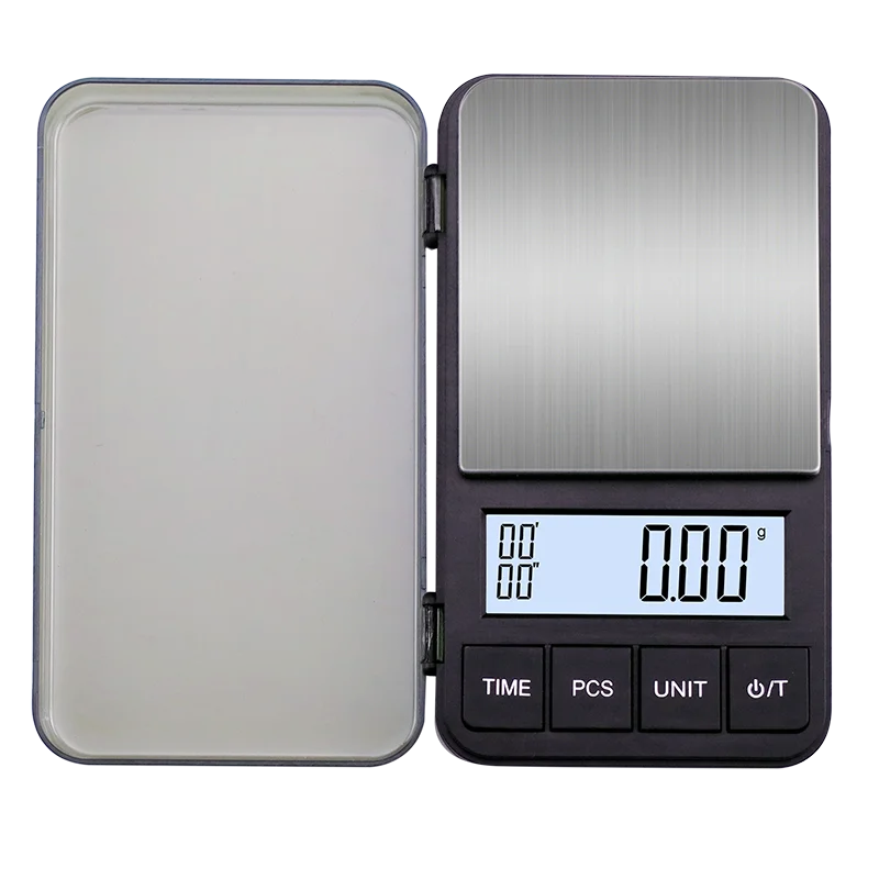 CHANGXIE Battery 100 to 500g 0.01G to 1kg Multi Function Mini Digital ABS House Smart Coffee Weight Scale with Timer