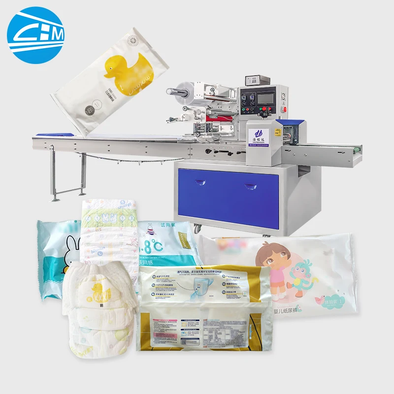 Automatic Disposable Baby Diaper Single Pack Bag Packaging Machine Manufacturer Price High Quality