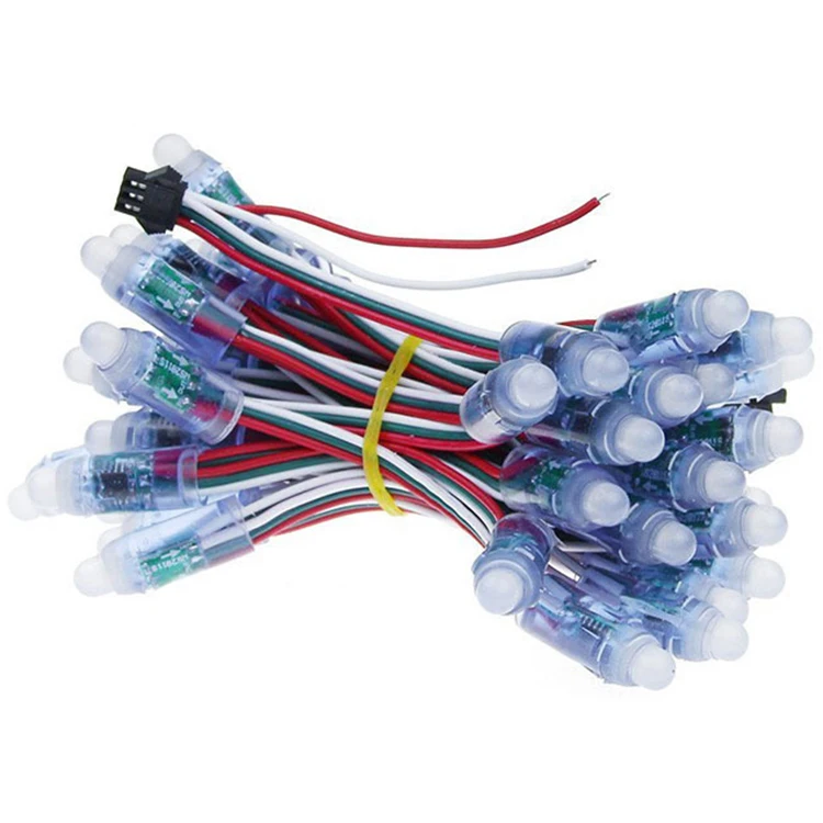Hotselling Led Pixel Light Manufacture Full Color RGB pixel led point light for Christmas lights IP68 Led Pixel Ws2811