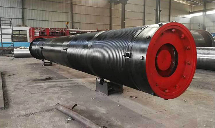 Match Different Wire Rope Crane Wire Rope Drum For Double Beam Crane
