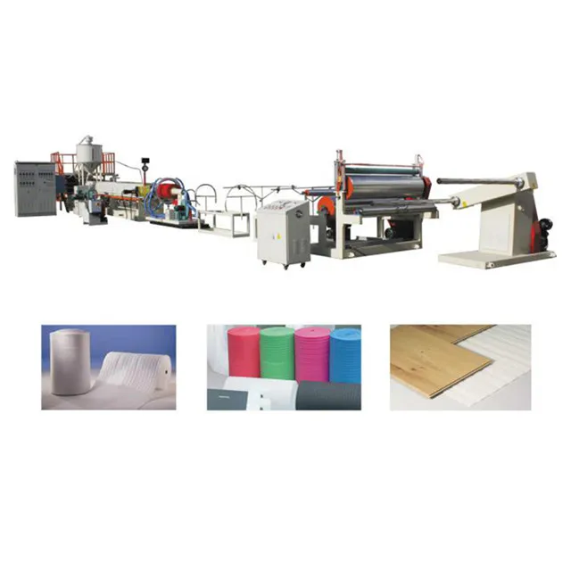 Foamed Polyethylene Sheet Making Machine