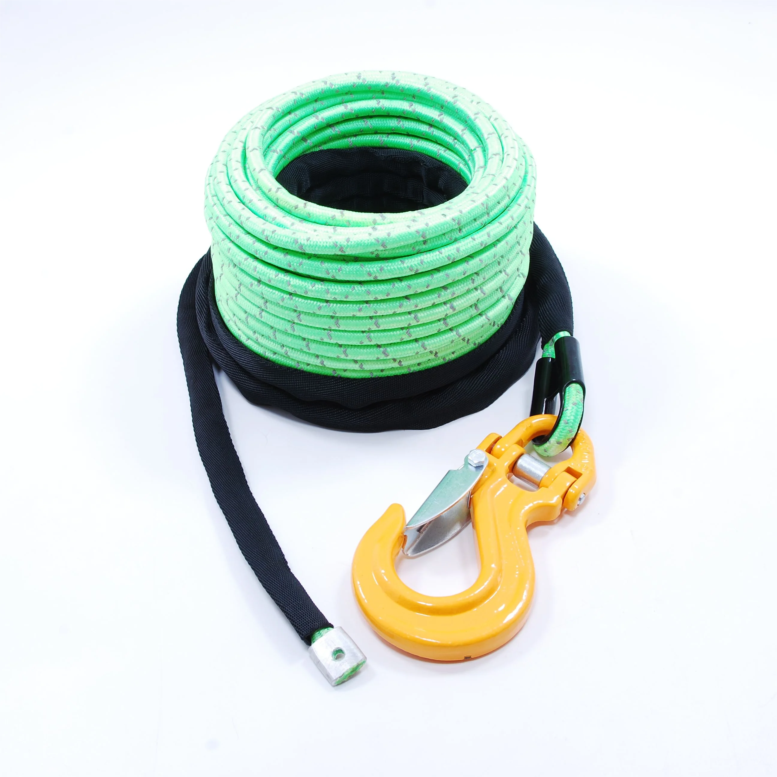 12 Strand Uhmwpe Synthetic Rope Cable For 12v 4x4 Electric Winch