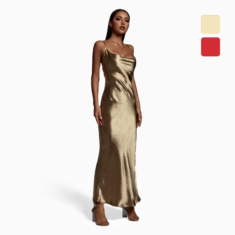 Best Selling Gold Prom Party Dress Women Elegance Gold Ball Gowns For Women Long Gown Evening Dress Elegant