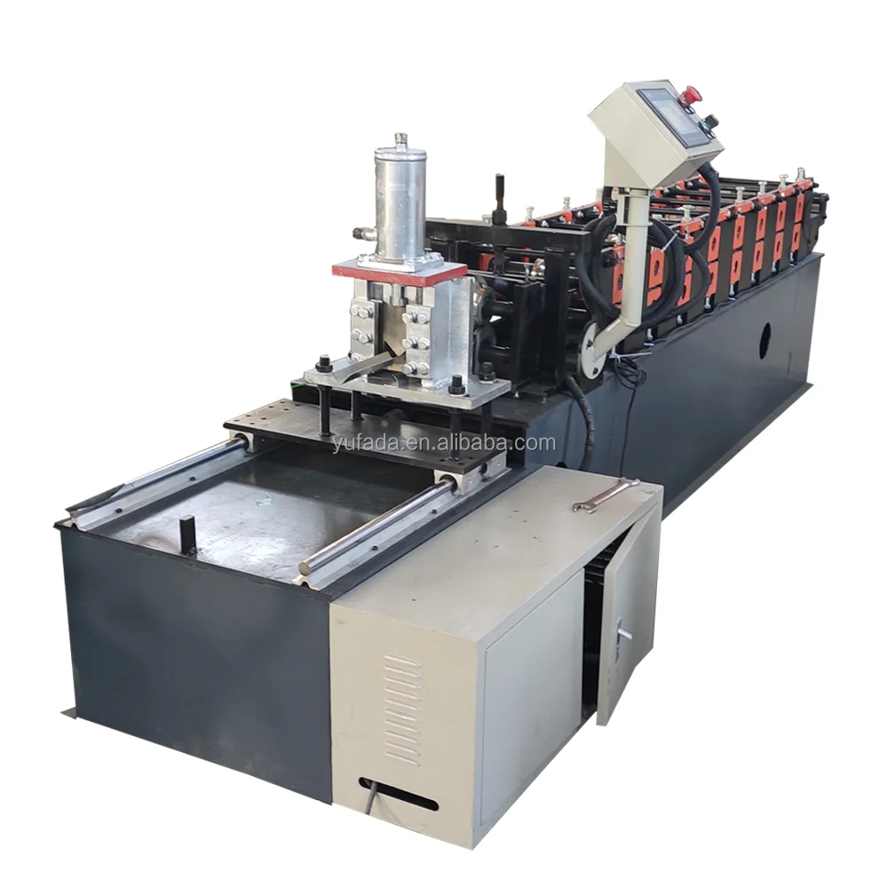 Metal V-shaped angle iron automatic pressing light steel keel cold pressing manufacturing machine for sale