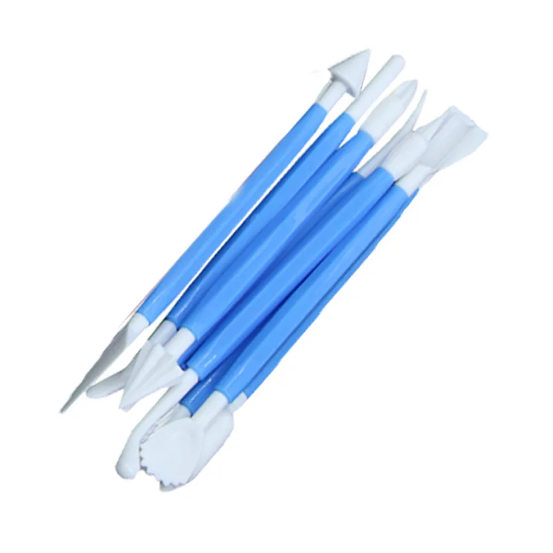 Dropshipping 8 Pcs Plastic Fondant Cake Decorating Baking Tools Pottery Sculpture Modeling Carving Clay Tools Set