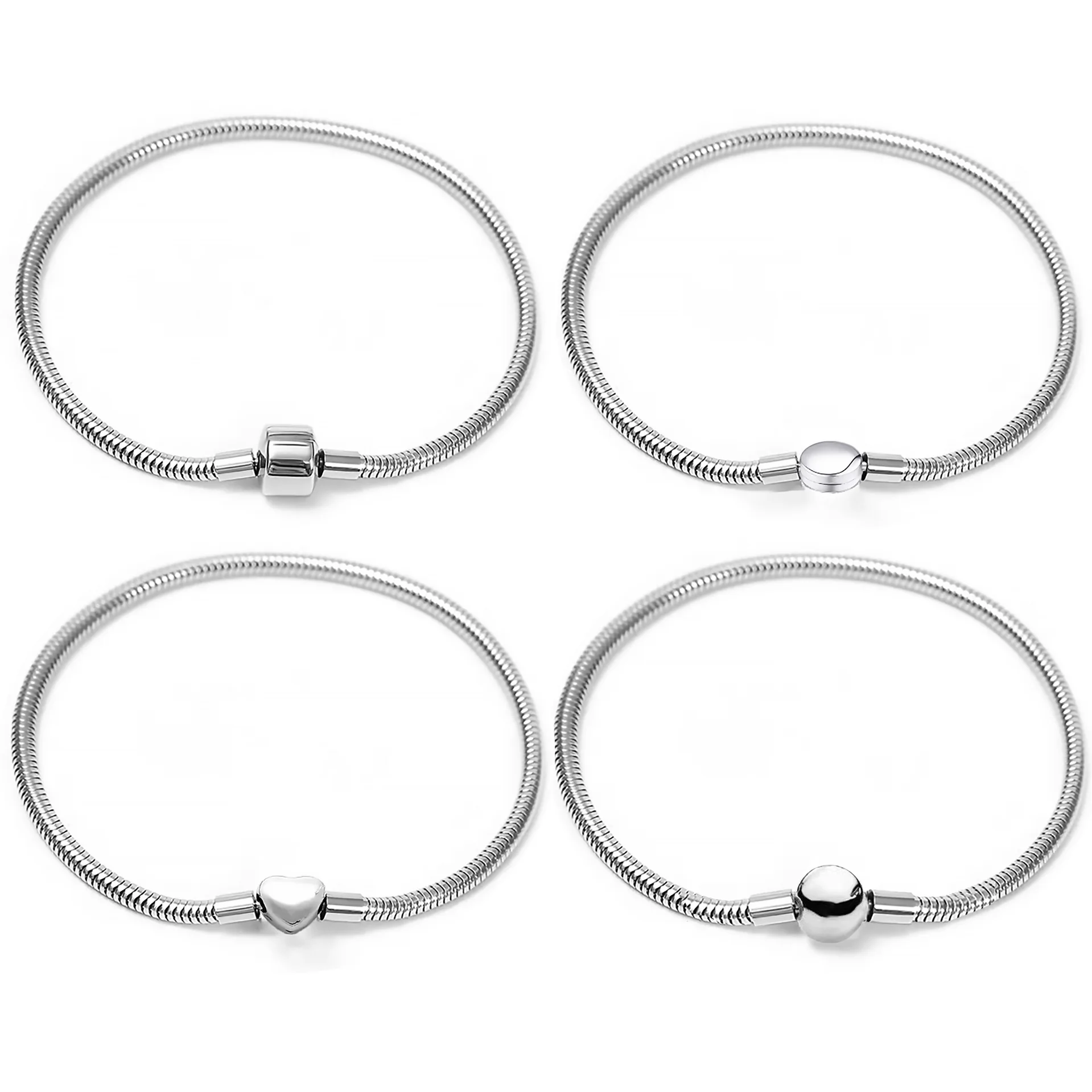 Changda pulseira joyeria DIY jewelry gifts snake bracelet beads bulk custom charm bracelet