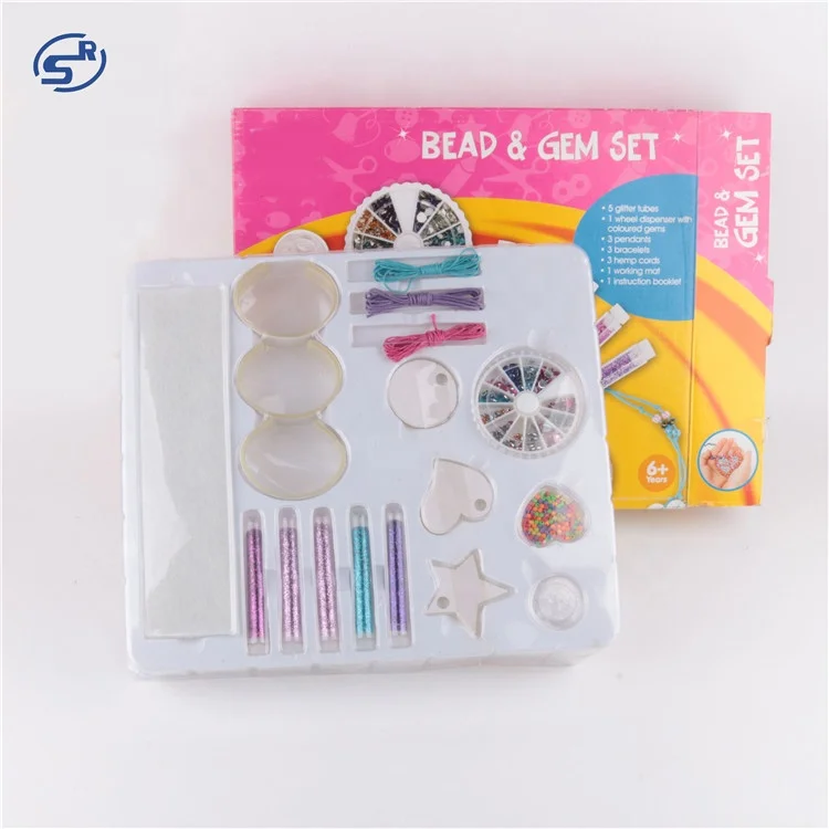 Kids Game Diy Craft Beads Toy Kits Set