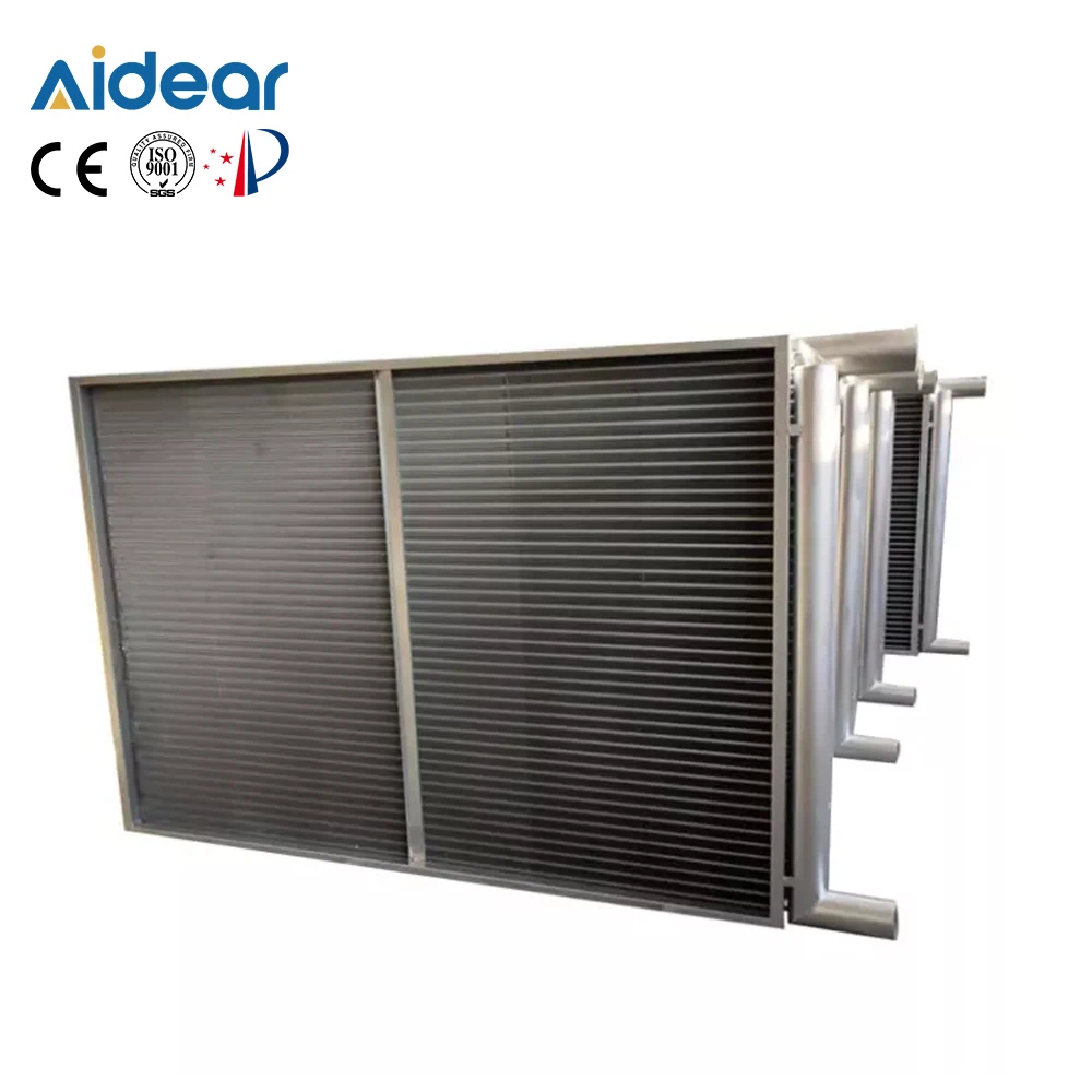Aidear Copper tube and copper fin heat exchangers Own Brand With Aluminum Fin excellent thermal conductivity