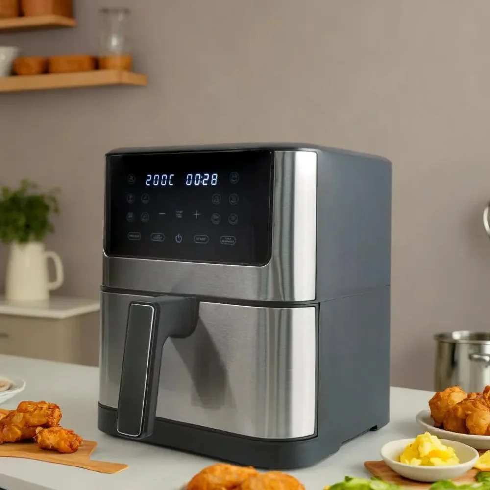 1500W 6L Digital Air Fryer Oven Oilless Multi-function High Quality Easy to cook Non-slip feet Adjustable temperature Air Fryer