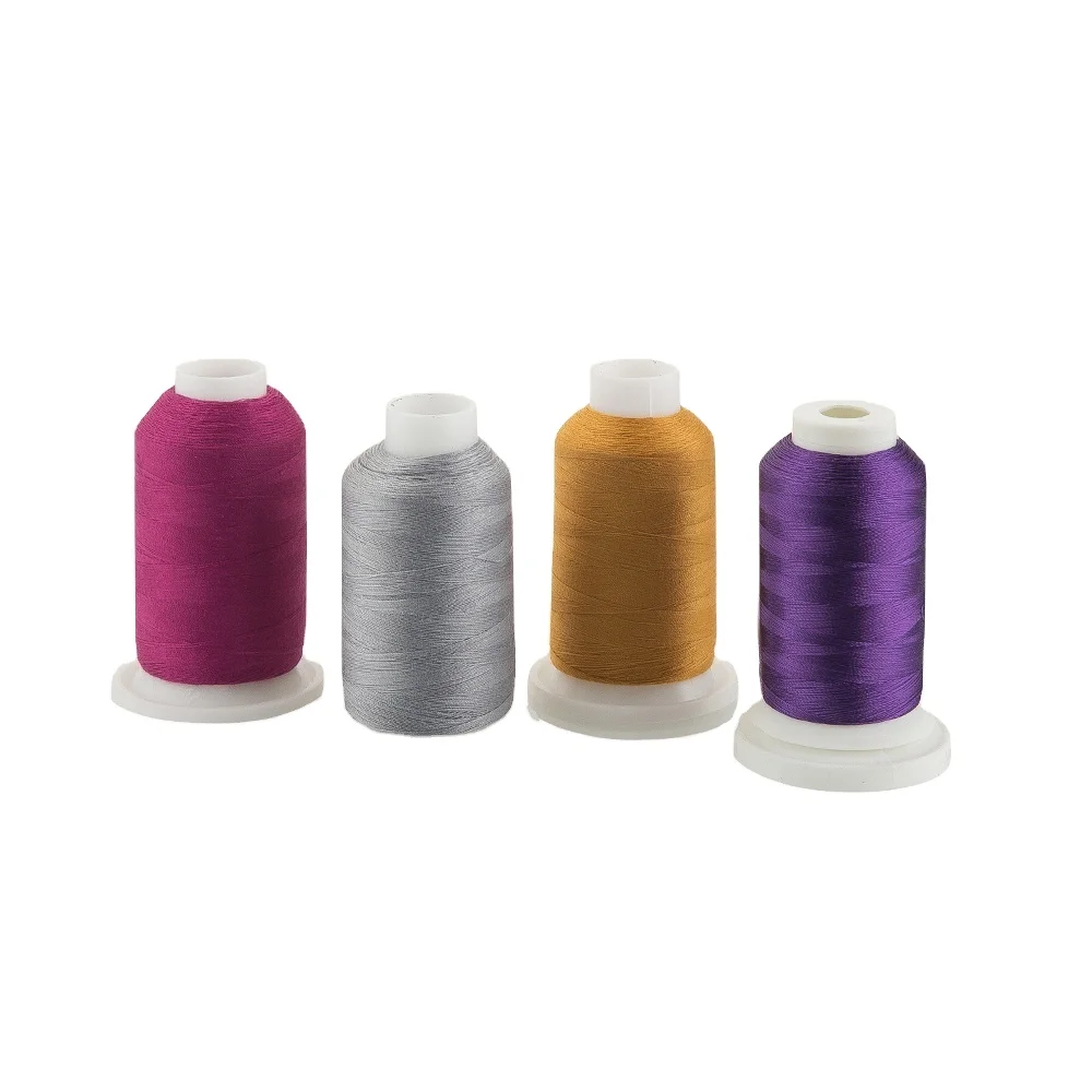 The Factory Sells 100% Rayon Embroidery Thread 120d/2 2000 Polyester Thread for Embroidery Garments